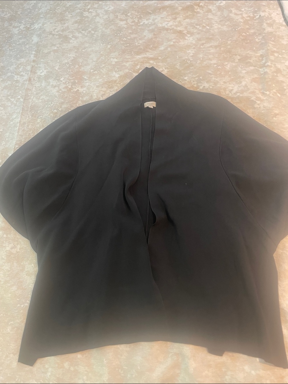 Black Women's Open Front Cardigan Sweater